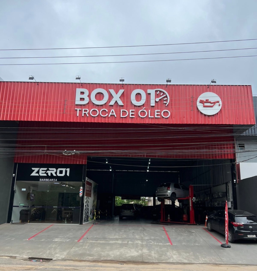 Fachada Real e Atendimento Box 01 Troca de Óleo em Timóteo